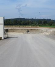 Eingangspforte Tor - Kieswerk Kölliken 2023 - Hochuli AG - Kies, Sand und Beton - Kölliken AG - Aargau