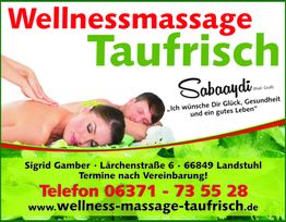 Wellnessmassage Taufrisch