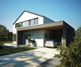 Unser Musterhaus in der Hausaustellung in Köln-Frechen.