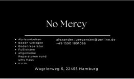No Mercy logo