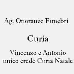 Agenzia Onoranze Funebri Curia Vincenzo e Antonio Unico Erede Curia Natale logo