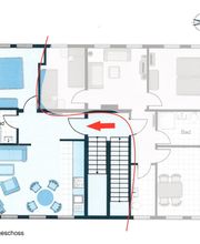"Schwentineblick ***" für 2 Personen, Der Grundriss