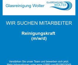 Reinigungskraft (m/w/d)