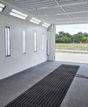 Exterior of Spray Paint Booth