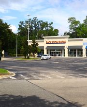 Parking Lot Entrance with Signage