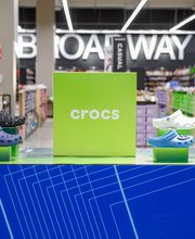 Shot of Popular Brand Section (I.e. Croc Shoe Wall)