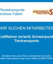 Kraftfahrer (m/w/d) Schwerpunkt Tiertransporte