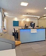 Innenansicht der Geschäftsstelle Münzenbach