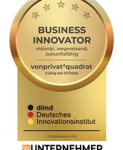 Business Innovator Siegel_vonprivat²quadrat