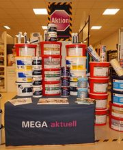 Standortbild Innenraum Lager MEGA eG Hameln, Großhandel für Maler, Bodenleger und Stuckateure