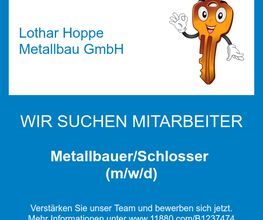 Metallbauer/Schlosser (m/w/d)