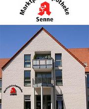 Aussenansicht der Marktplatz-Apotheke Senne