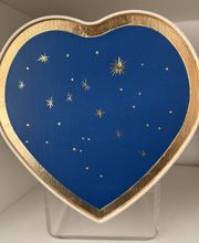 Herzurne mit Blattgold