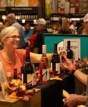 Customer the tasting bar in Total Wine & More, Lakewood