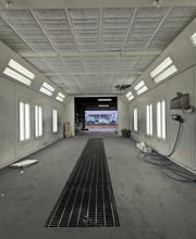 Exterior of Spray Paint Booth