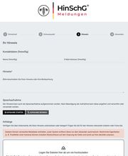 HinSchG Meldungen - Hinweisgeber-Whistleblower-Meldestelle Bild 3