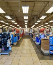 Wide Shot of Interior of Store