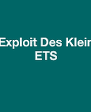 Exploit Des Klein ETS image 1