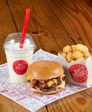The Classic Burger, Milkshake and Tater Tots