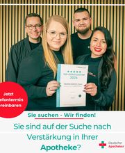 WIr finden Verstärkung für Ihre Apotheke.