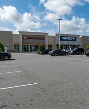 Parking Lot Entrance with Signage