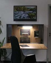 Homeoffice Ausstattung - Klappbarer Wandschreibtisch