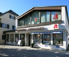 Aussenansicht der Bahnhof-Apotheke