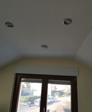 Dachdecke zugemacht und gestrichen