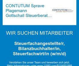 Steuerfachangestellte/r, Bilanzbuchhalter/in, Steuerfachwirt/in (w/m/d)