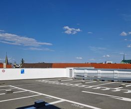 Parkhaus Ritterstraße mit Blick über Bielefeld