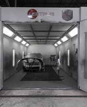 Exterior of Spray Paint Booth