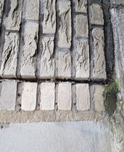 defekte Mauer