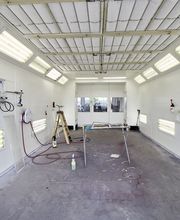 Exterior of Spray Paint Booth