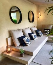 matelas exterieur en Sunbrella, matelas sur mesure