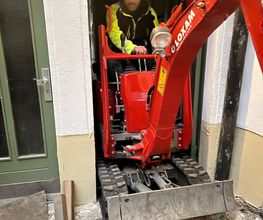 Rückbau Innenhof im engsten Raum