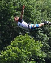 Saut elastique pont Napoléon -luz saint sauveur -Elastic Crocodil Bungee pyrenees image 8