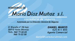 HEREDEROS DE MARIA DIAZ MUÑOZ S.L.