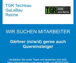 Gärtner (m/w/d) gerne auch Quereinsteiger