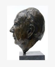 Beeldhouwwerk in hout steen & brons - Karoly Szekeres afbeelding 12