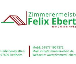 Zimmerermeister Felix Ebert Bild 1