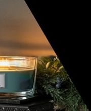 WoodWick Kerzen verfügen über einen natürlichen Holzdocht, der das beruhigende Geräusch eines knisternden Feuers erzeugt.