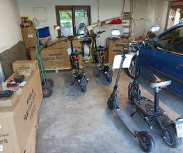 2020 das Lager wird zu klein, die Garage muss mit machen