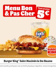 Menu bon et pas cher