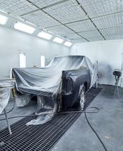 Exterior of Spray Paint Booth