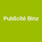 Publicité Binz