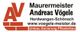Maurermeister Andreas Vögele