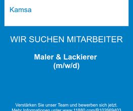 Maler & Lackierer (m/w/d)