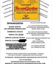 Gaststätte Rosengarten Ungarisches Restaurant Bild 1