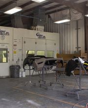 Exterior of Spray Paint Booth