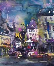 Aquarell auf Bütten, 56 x 76 cm, 
von: Andreas Mattern ©